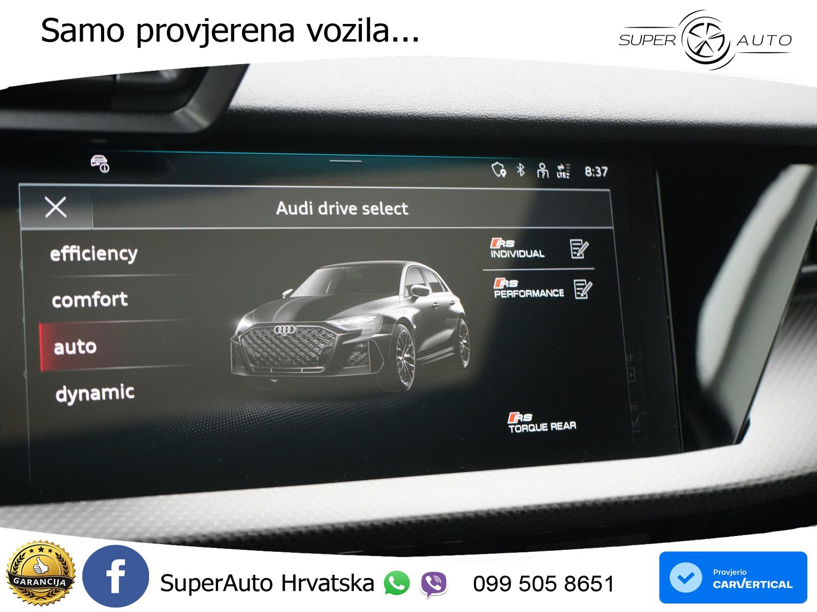 Audi RS3 Sportback 2.5 TFSI (400 KS) quattro S tronic LED+GR SJED+ACC