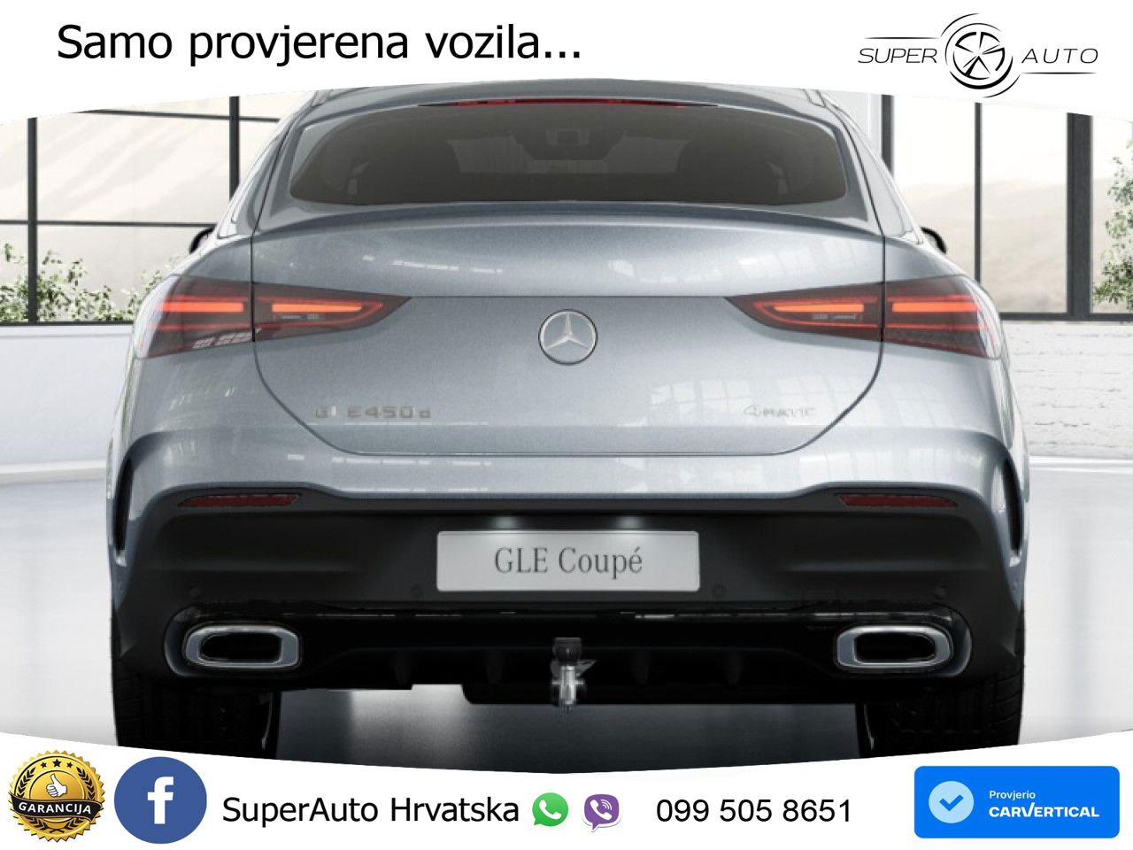 Mercedes GLE Coupe 450d (367 KS) EQ Boost 4MATIC 9G-TRONIC AMG LED+GR SJED+ACC