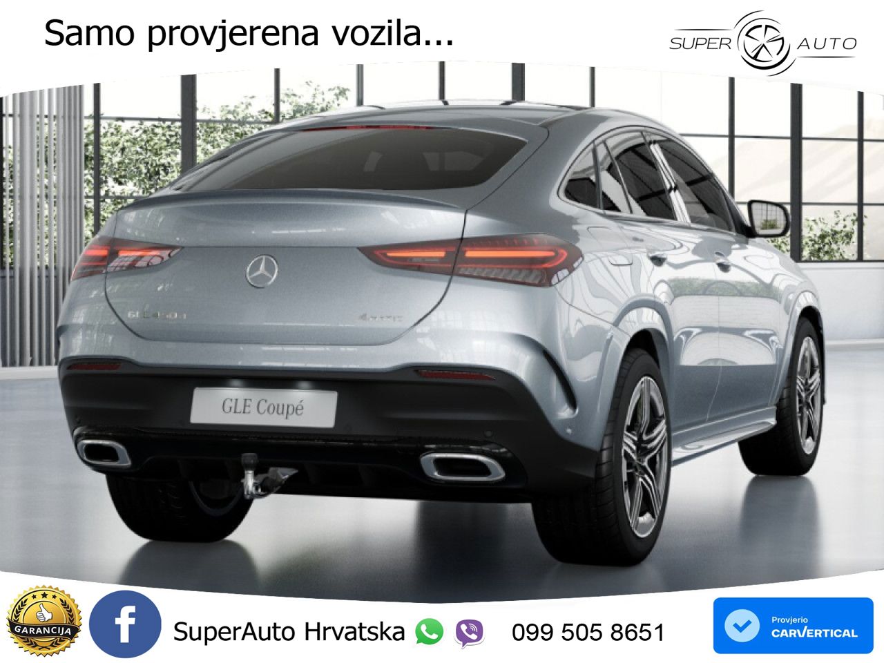Mercedes GLE Coupe 450d (367 KS) EQ Boost 4MATIC 9G-TRONIC AMG LED+GR SJED+ACC
