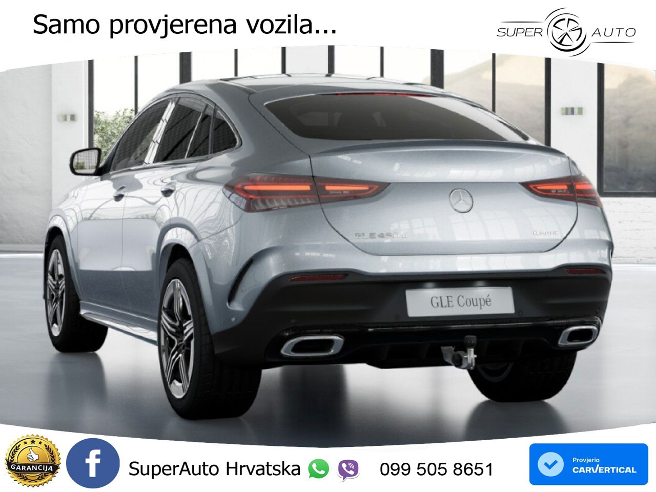 Mercedes GLE Coupe 450d (367 KS) EQ Boost 4MATIC 9G-TRONIC AMG LED+GR SJED+ACC