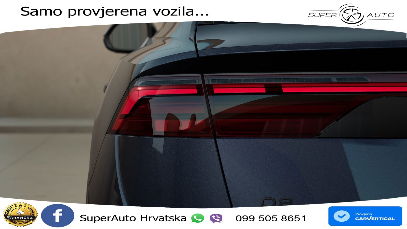 Audi Q8 55 TFSIe V6 (394 KS) quattro Tiptronic S line LED+GR SJED+ACC