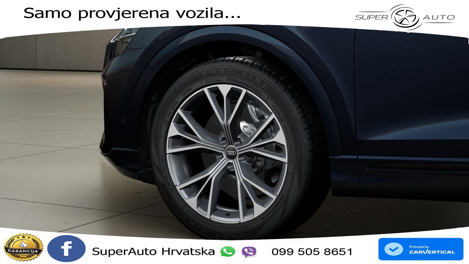 Audi Q8 55 TFSIe V6 (394 KS) quattro Tiptronic S line LED+GR SJED+ACC