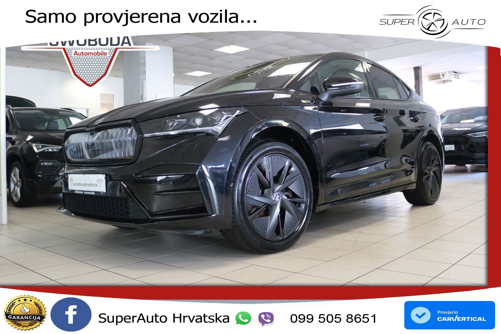 Škoda Enyaq Coupe iV RS 82 kWh (299 KS) AWD Lounge LED+GR SJED+ACC