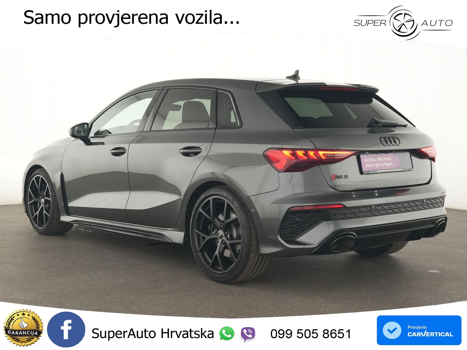 Audi RS3 Sportback 2.5 TFSI (400 KS) quattro S tronic LED+GR SJED+ACC