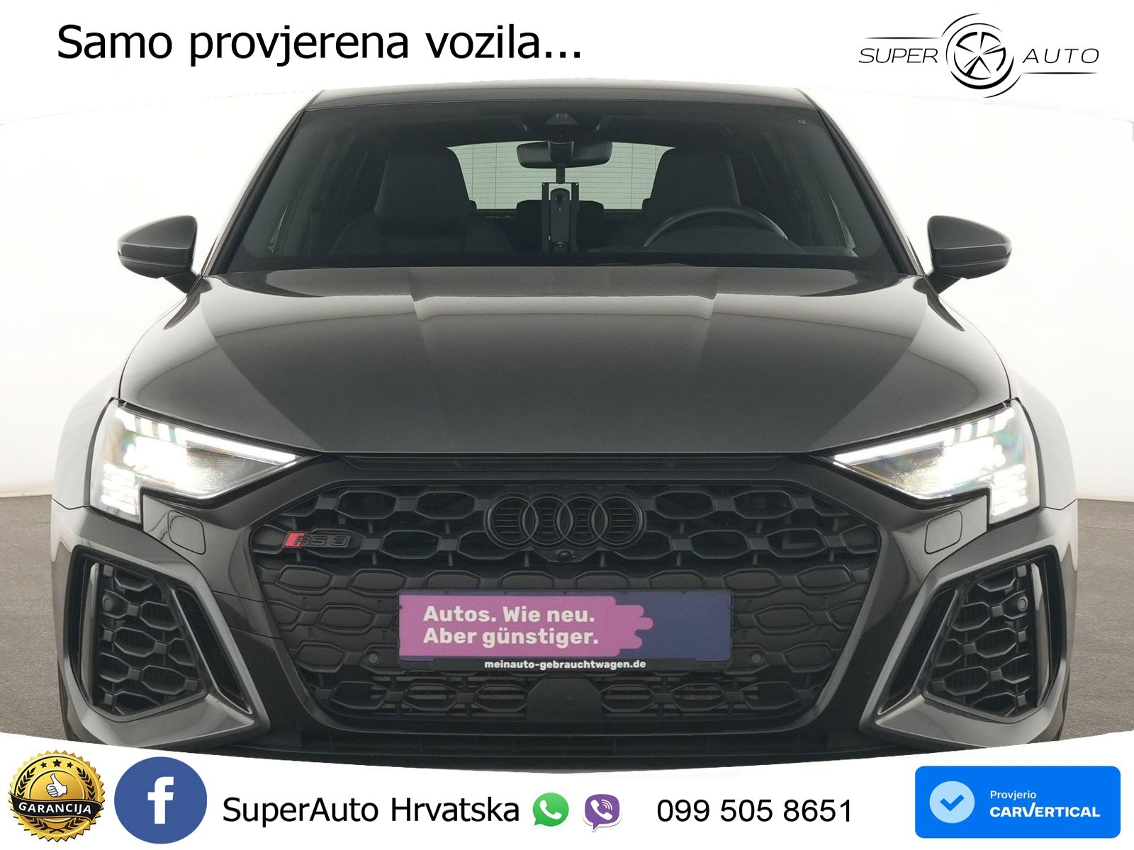 Audi RS3 Sportback 2.5 TFSI (400 KS) quattro S tronic LED+GR SJED+ACC