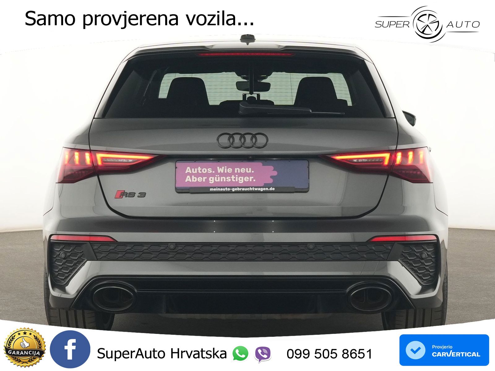 Audi RS3 Sportback 2.5 TFSI (400 KS) quattro S tronic LED+GR SJED+ACC