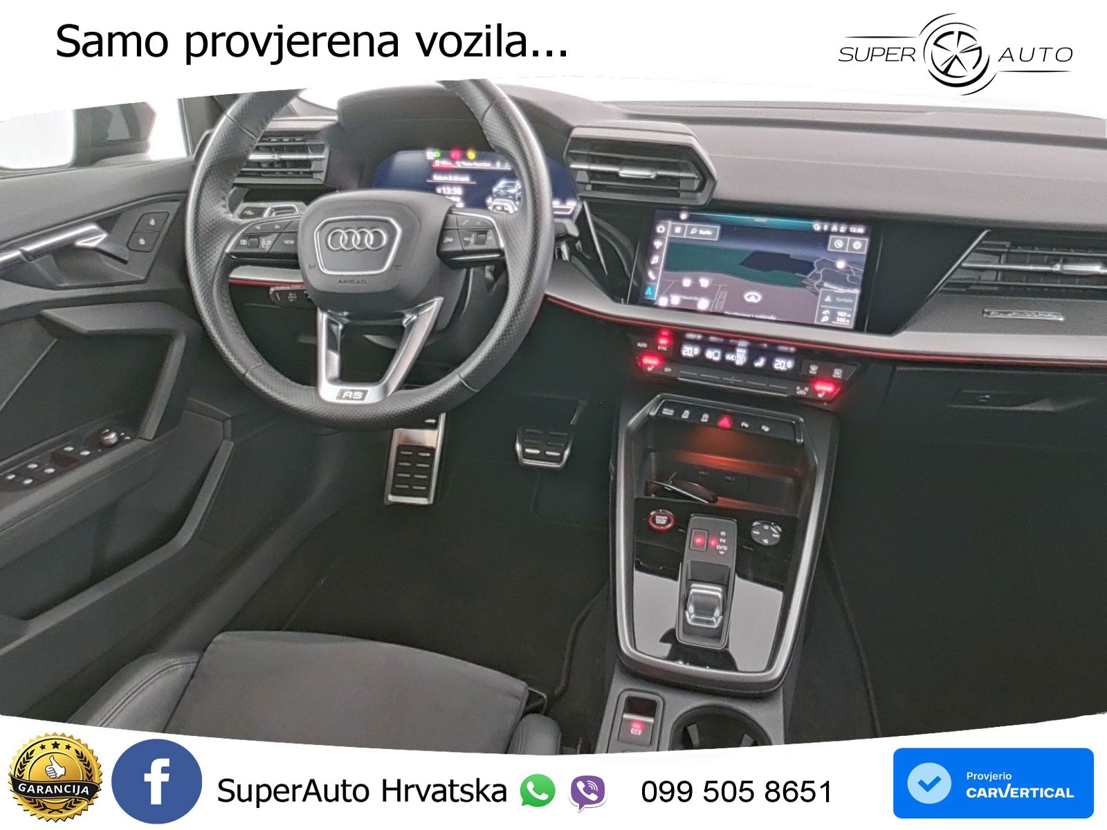 Audi RS3 Sportback 2.5 TFSI (400 KS) quattro S tronic LED+GR SJED+ACC