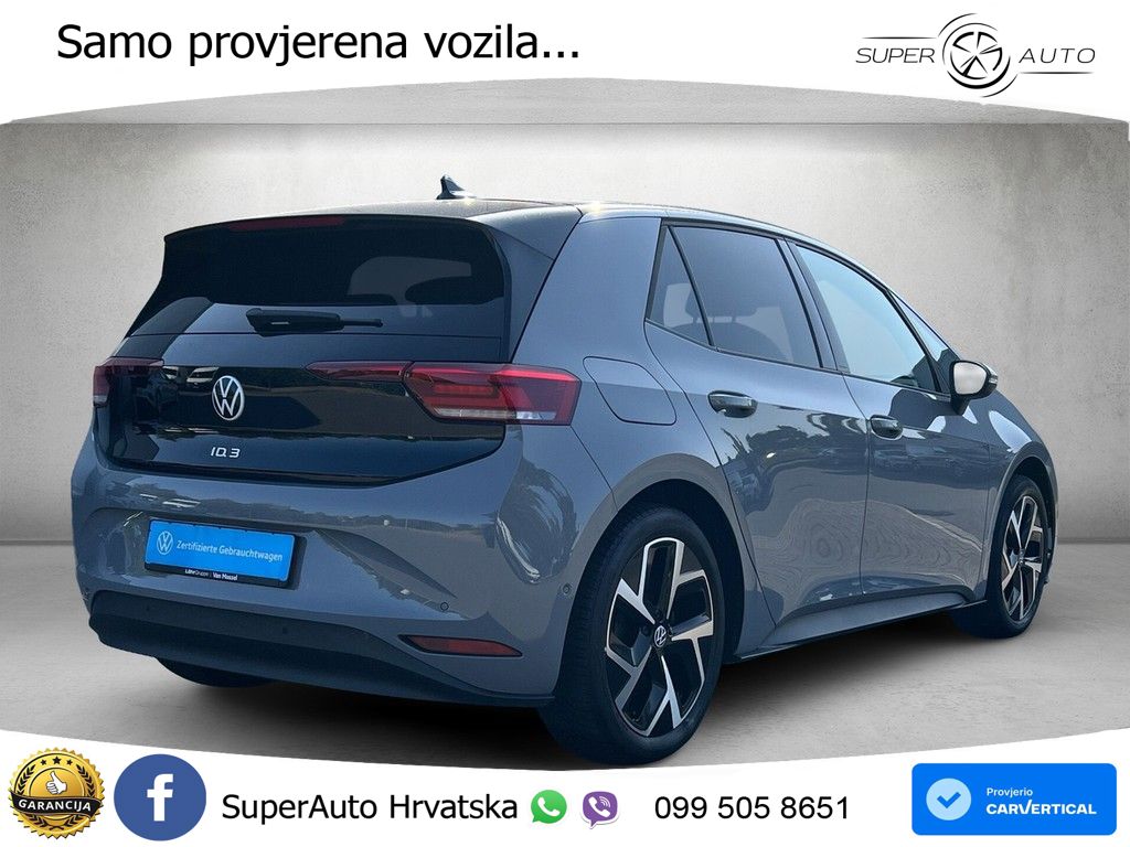 Volkswagen ID.3 Pro 62 kWh (204 KS) LED+GR SJED+ACC