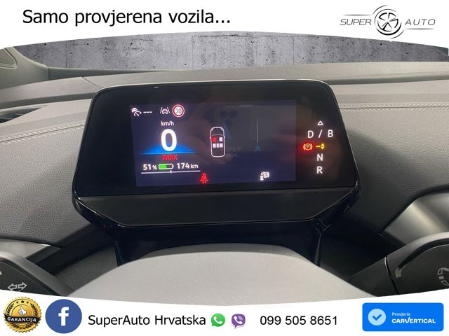 Volkswagen ID.5 Pure 55 kWh (170 KS) LED+GR SJED+ACC