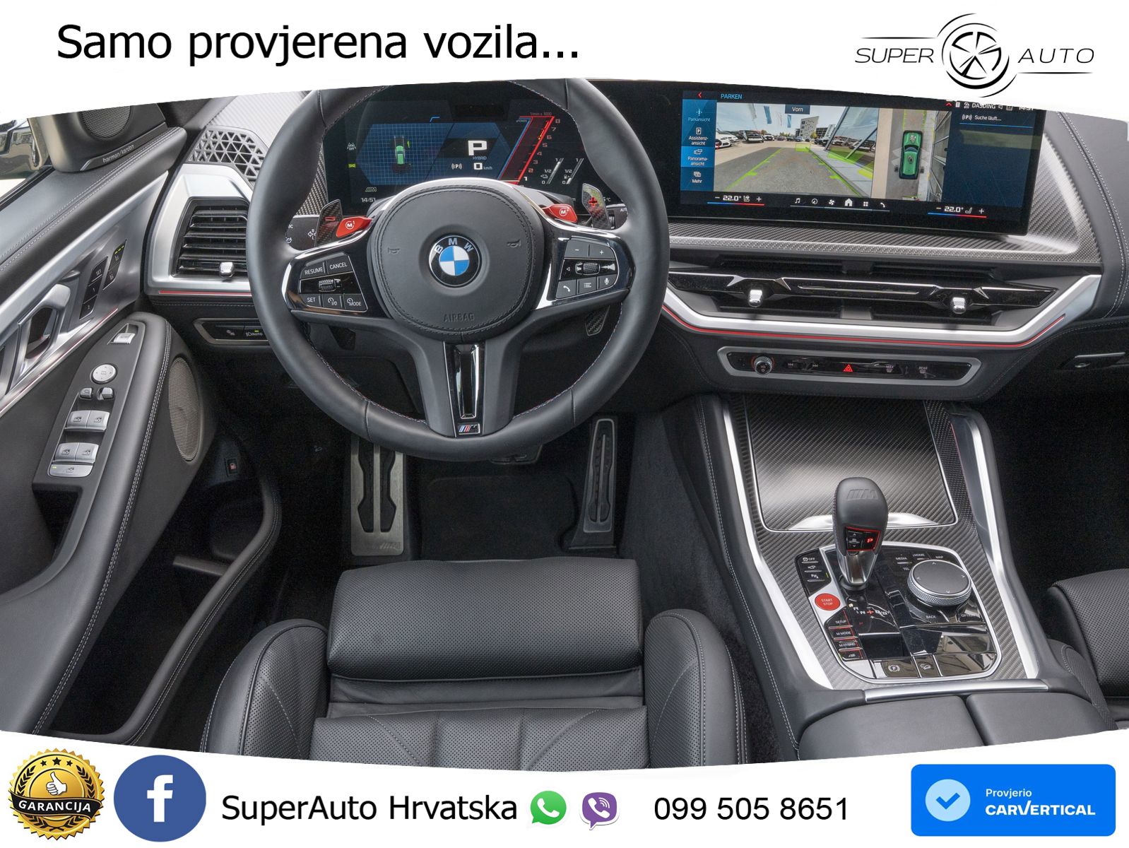 BMW XM 4.4 V8 (653 KS) xDrive Steptronic LED+GR SJED+ACC