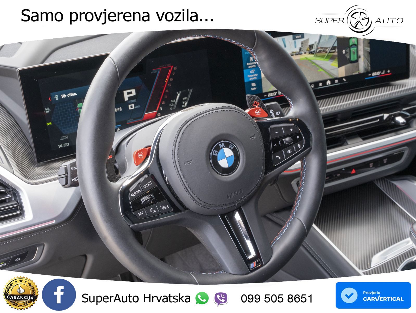 BMW XM 4.4 V8 (653 KS) xDrive Steptronic LED+GR SJED+ACC