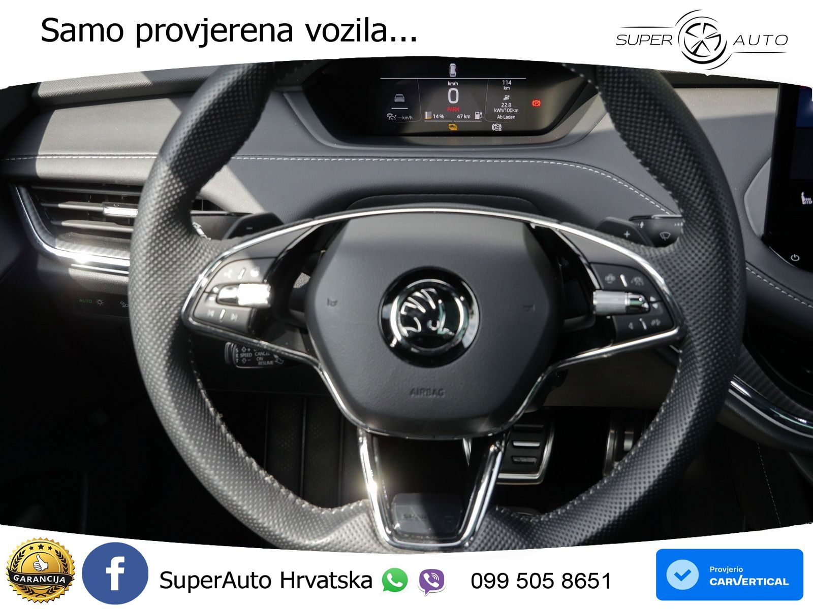 Škoda Enyaq iV 80x 82 kWh (265 KS) AWD SportLine LED+GR SJED+ACC