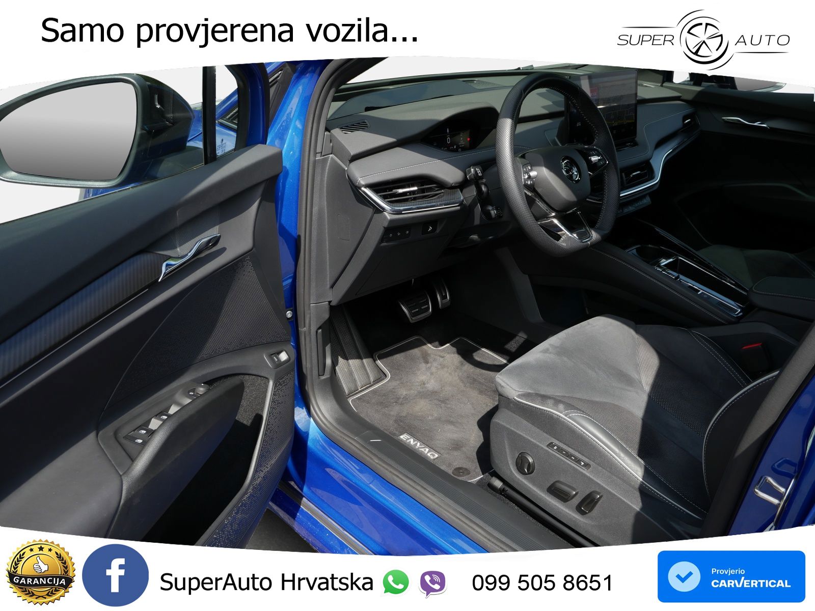 Škoda Enyaq iV 80x 82 kWh (265 KS) AWD SportLine LED+GR SJED+ACC