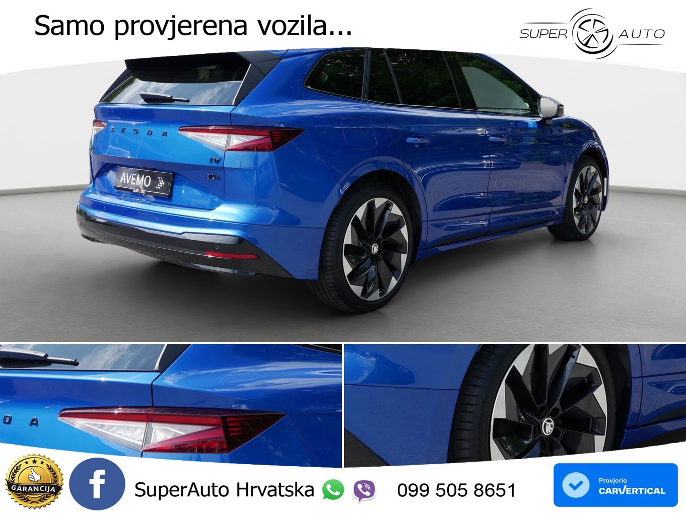 Škoda Enyaq iV 80x 82 kWh (265 KS) AWD SportLine LED+GR SJED+ACC