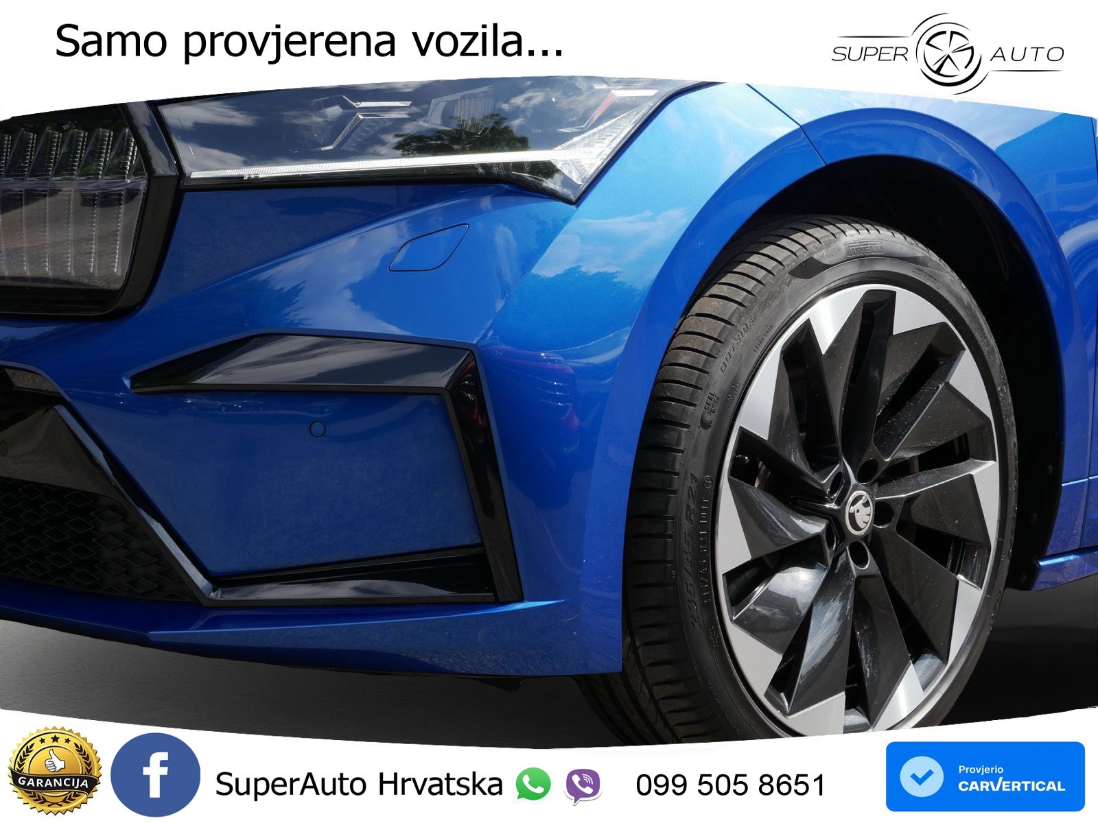 Škoda Enyaq iV 80x 82 kWh (265 KS) AWD SportLine LED+GR SJED+ACC