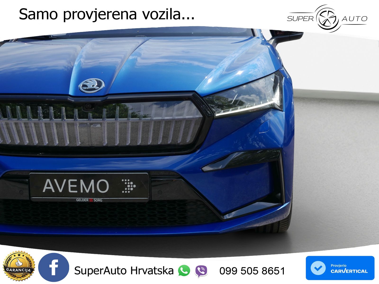 Škoda Enyaq iV 80x 82 kWh (265 KS) AWD SportLine LED+GR SJED+ACC