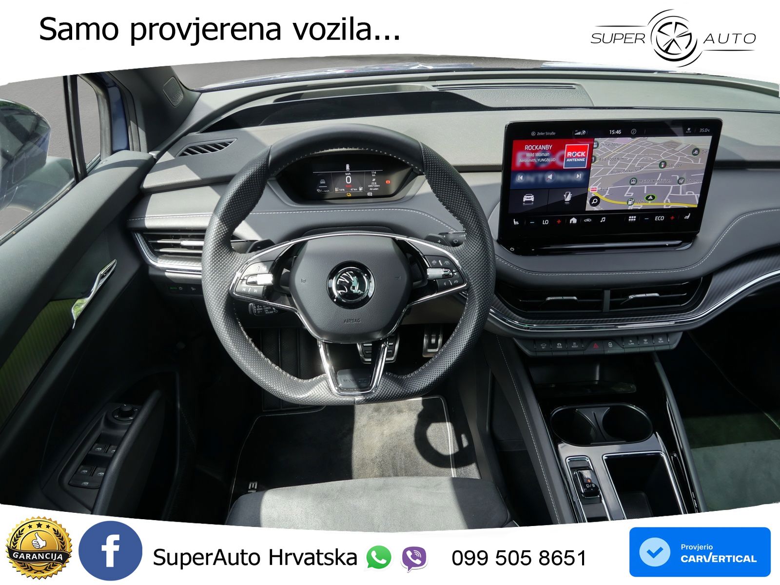 Škoda Enyaq iV 80x 82 kWh (265 KS) AWD SportLine LED+GR SJED+ACC