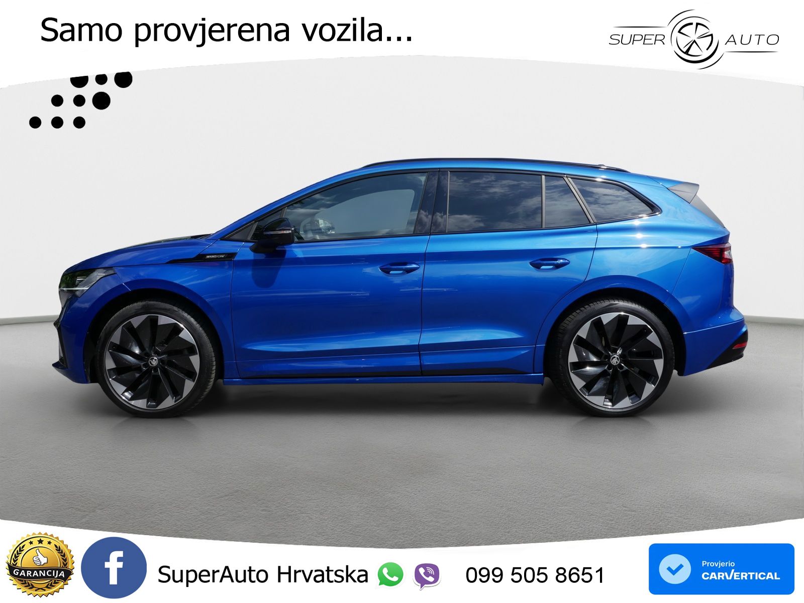 Škoda Enyaq iV 80x 82 kWh (265 KS) AWD SportLine LED+GR SJED+ACC