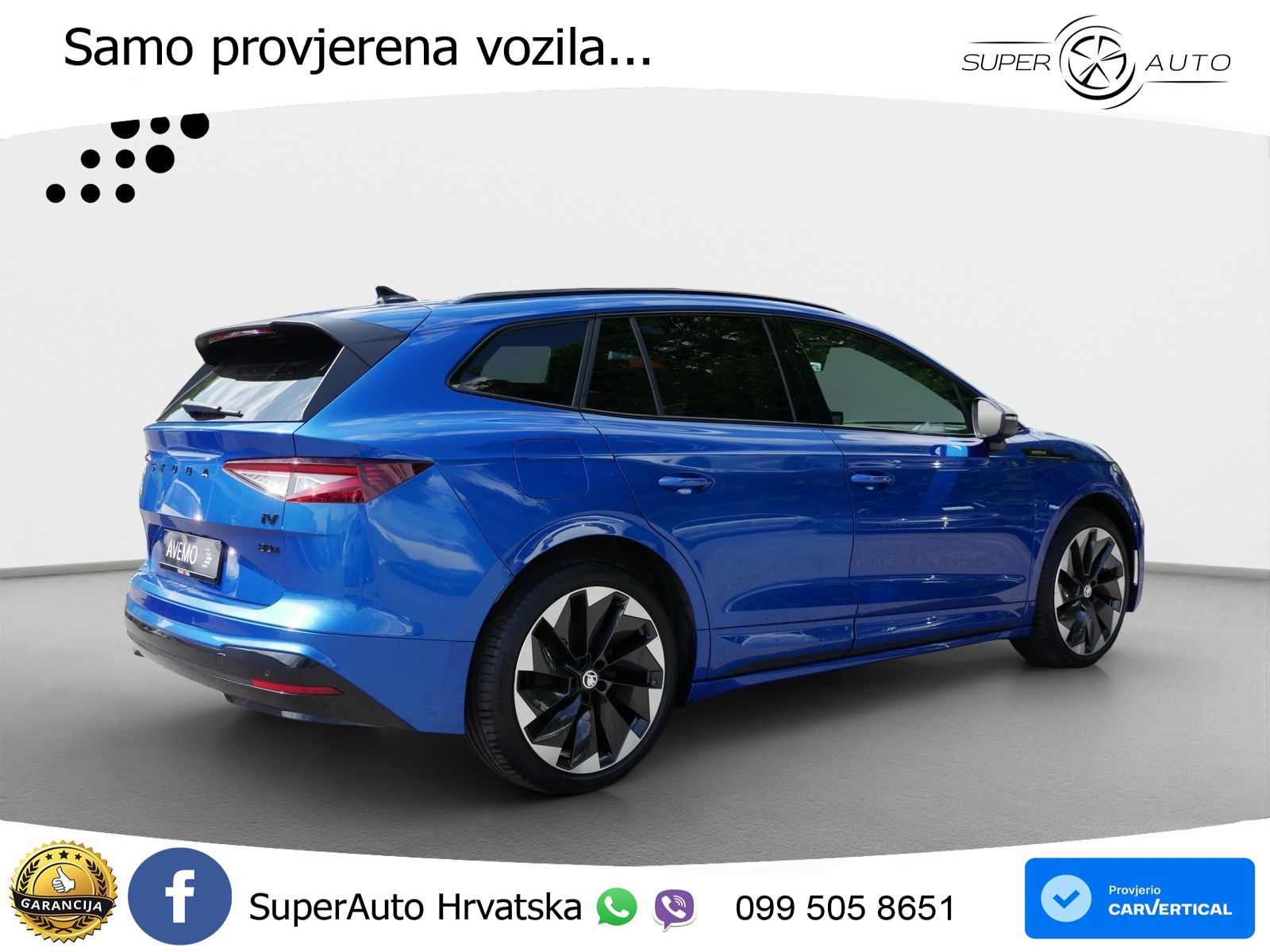 Škoda Enyaq iV 80x 82 kWh (265 KS) AWD SportLine LED+GR SJED+ACC