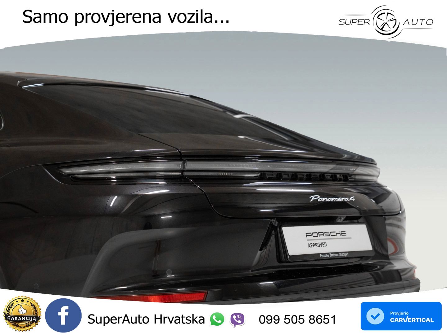 Porsche Panamera 4 2.9 V6 (470 KS) E-Hybrid PDK ACC+HEAD+4xGR SJED+360+PANO
