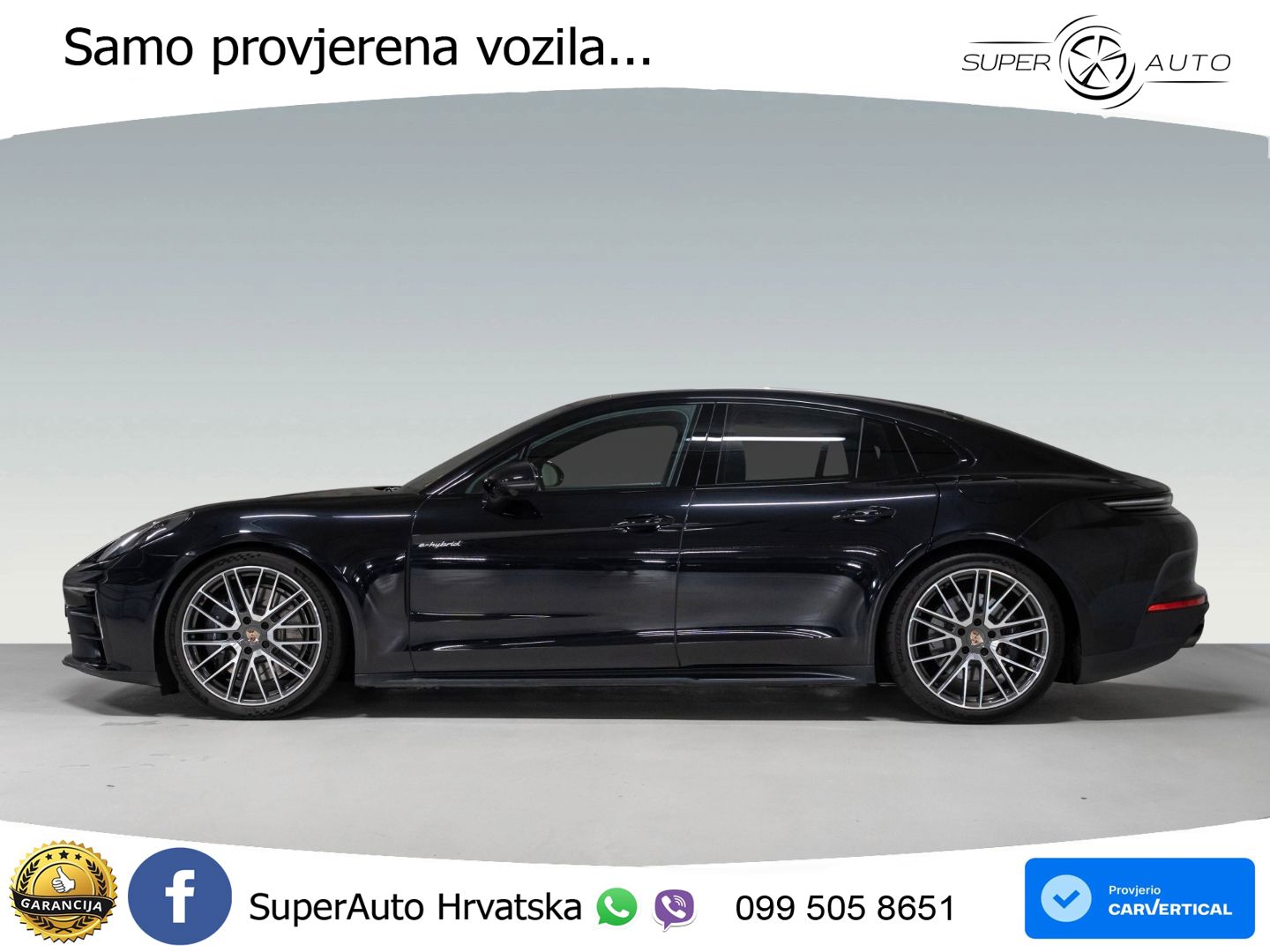 Porsche Panamera 4 2.9 V6 (470 KS) E-Hybrid PDK ACC+HEAD+4xGR SJED+360+PANO