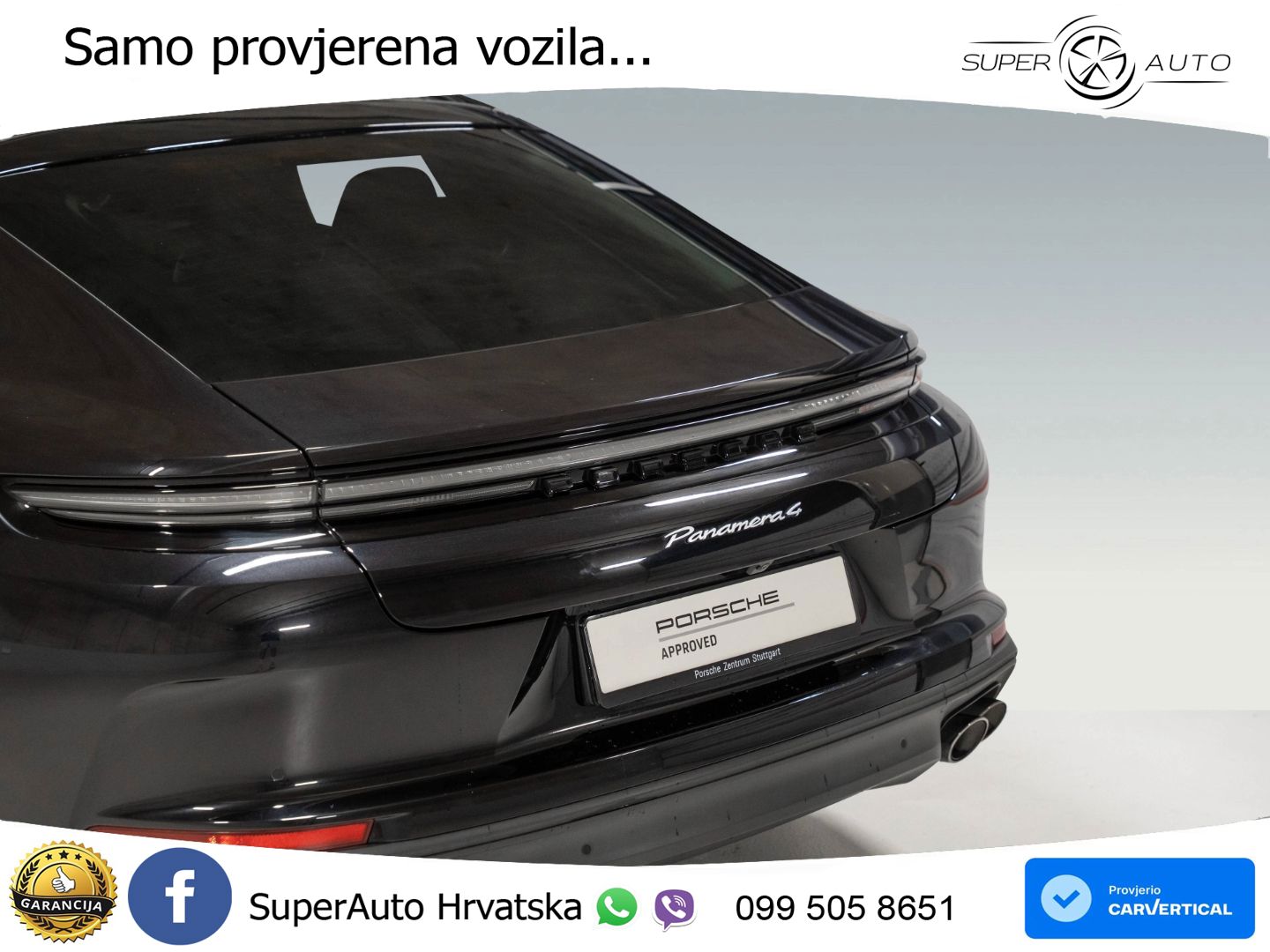 Porsche Panamera 4 2.9 V6 (470 KS) E-Hybrid PDK ACC+HEAD+4xGR SJED+360+PANO