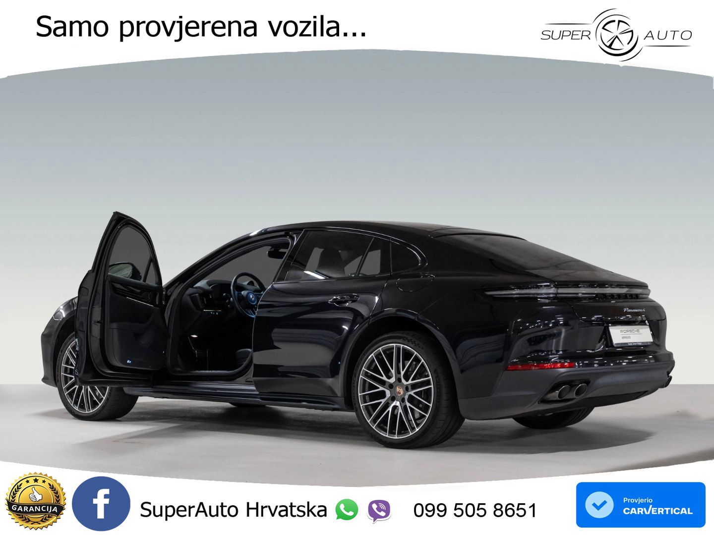 Porsche Panamera 4 2.9 V6 (470 KS) E-Hybrid PDK ACC+HEAD+4xGR SJED+360+PANO
