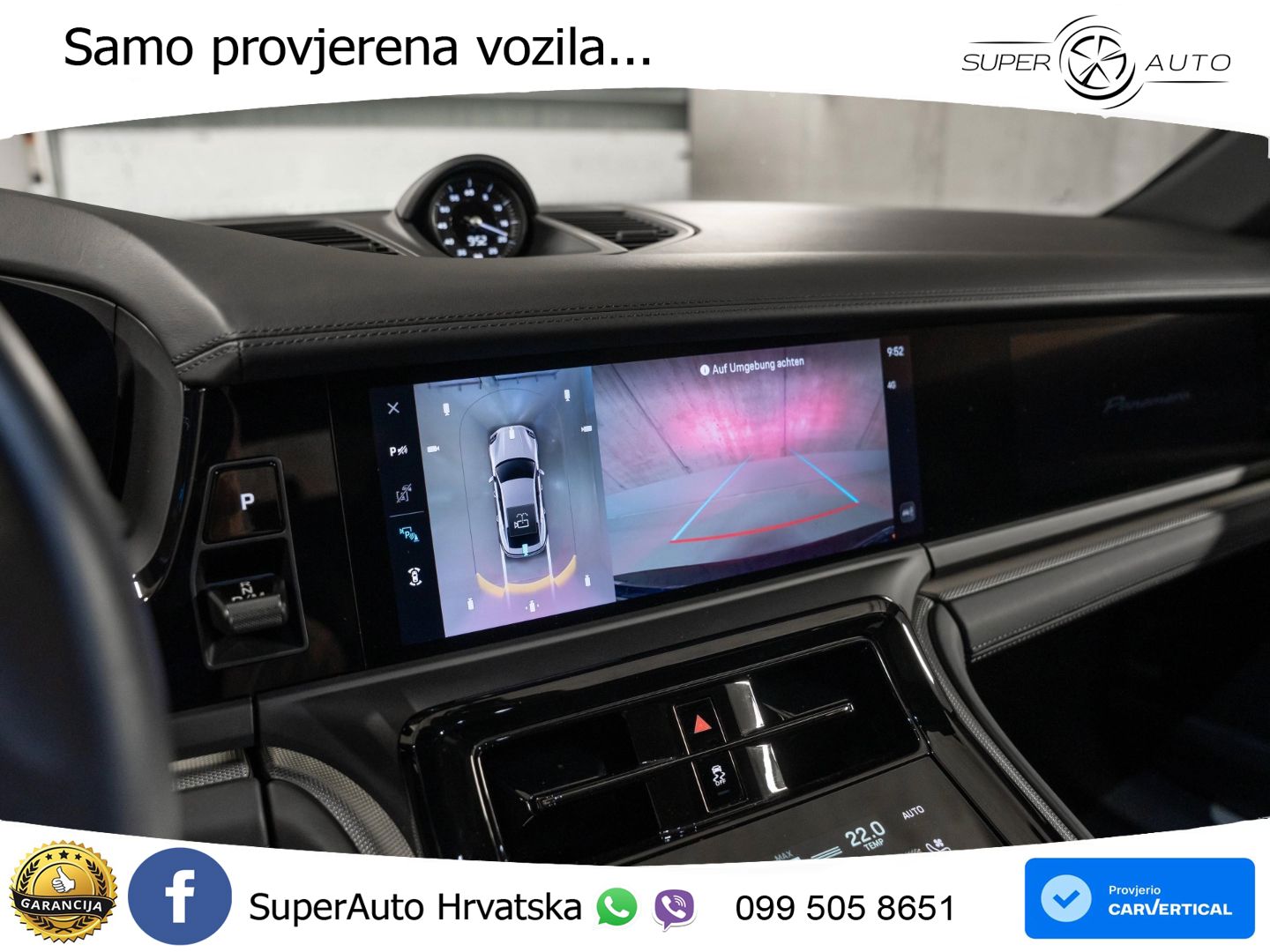 Porsche Panamera 4 2.9 V6 (470 KS) E-Hybrid PDK ACC+HEAD+4xGR SJED+360+PANO