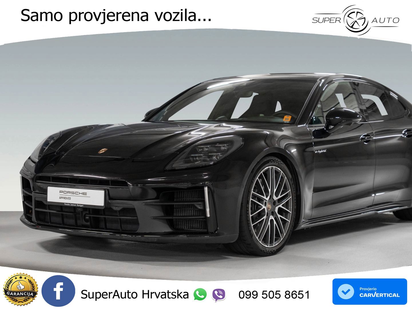 Porsche Panamera 4 2.9 V6 (470 KS) E-Hybrid PDK ACC+HEAD+4xGR SJED+360+PANO