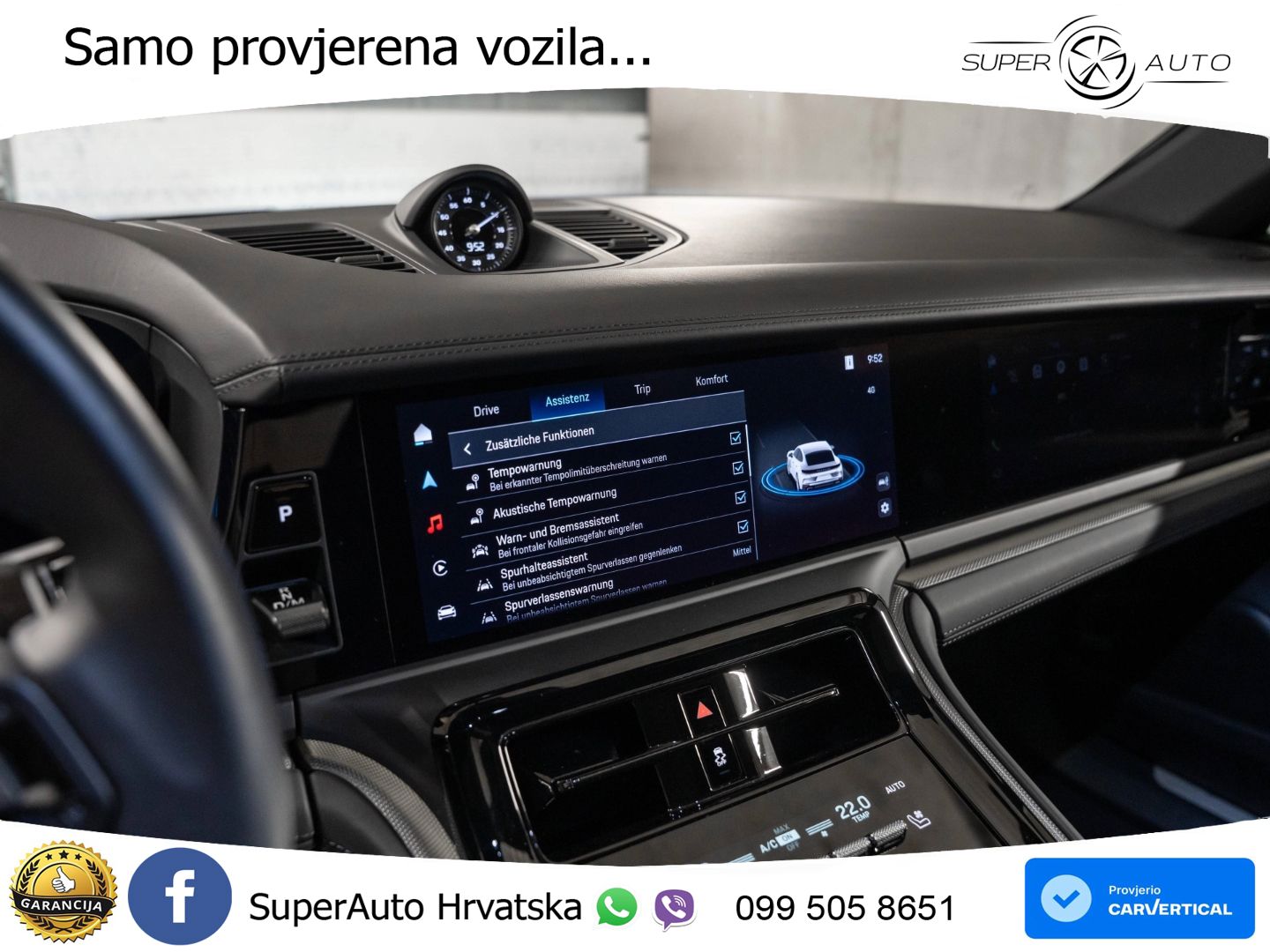 Porsche Panamera 4 2.9 V6 (470 KS) E-Hybrid PDK ACC+HEAD+4xGR SJED+360+PANO