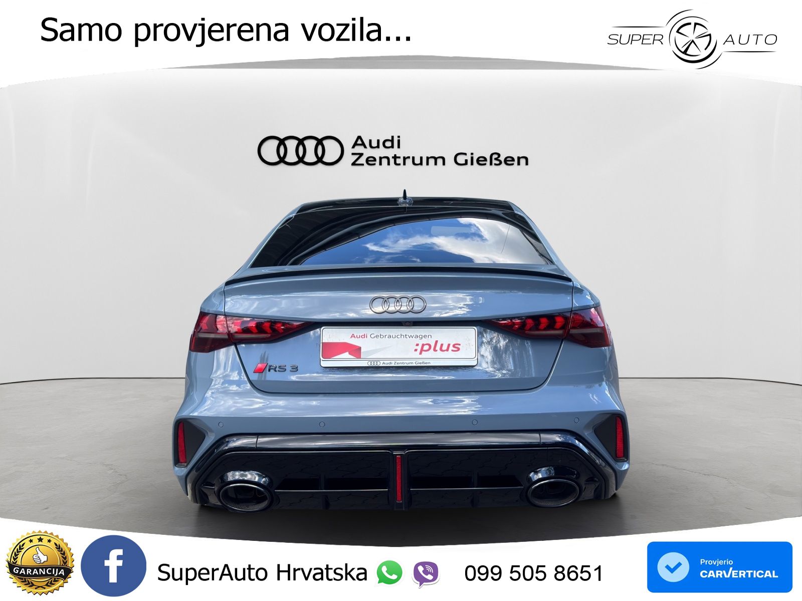 Audi RS3 Sedan 2.5 TFSI (400 KS) quattro S tronic LED+GR SJED+ACC