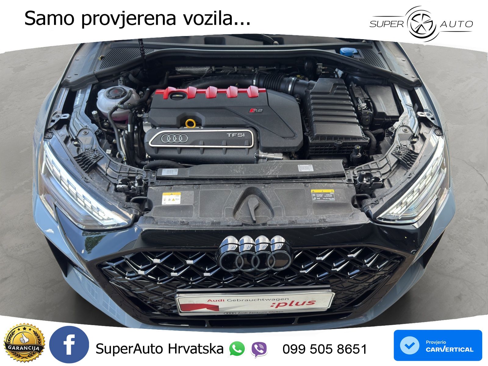 Audi RS3 Sedan 2.5 TFSI (400 KS) quattro S tronic LED+GR SJED+ACC