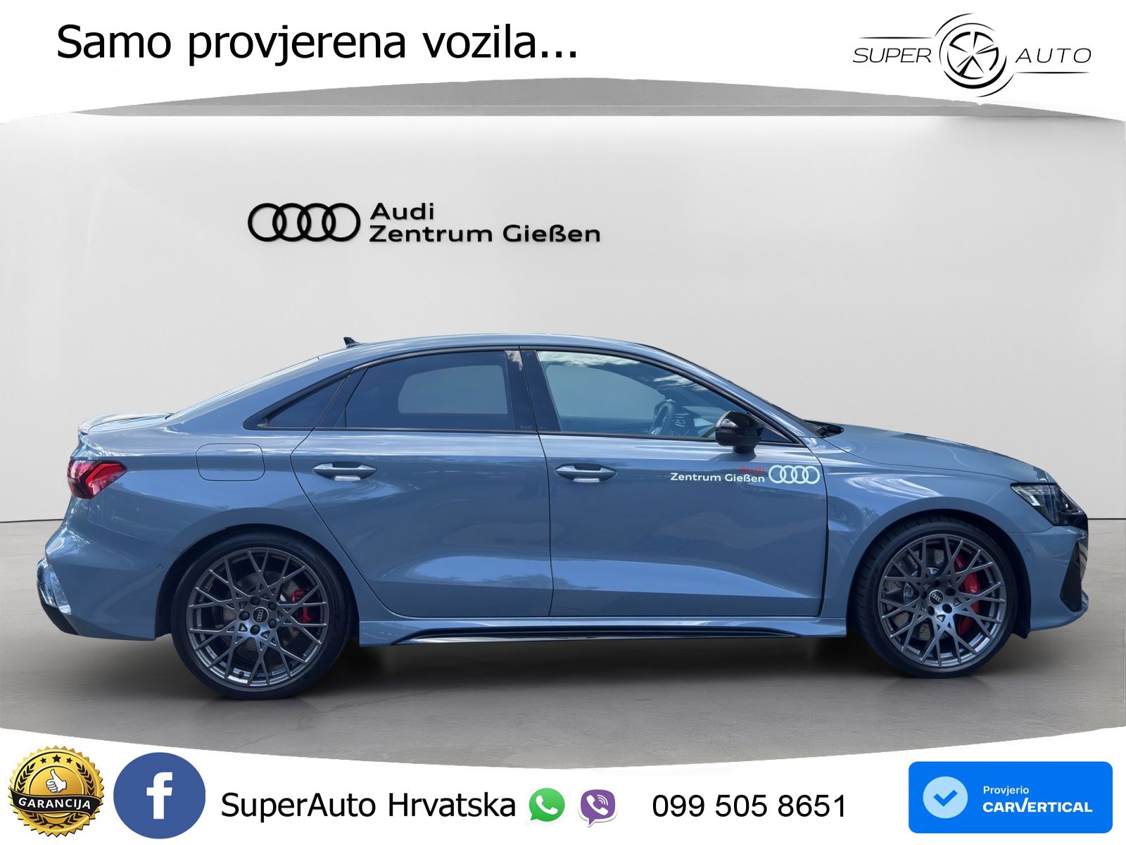 Audi RS3 Sedan 2.5 TFSI (400 KS) quattro S tronic LED+GR SJED+ACC