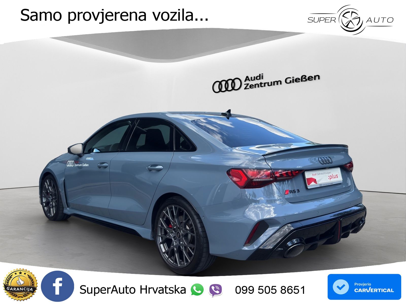Audi RS3 Sedan 2.5 TFSI (400 KS) quattro S tronic LED+GR SJED+ACC
