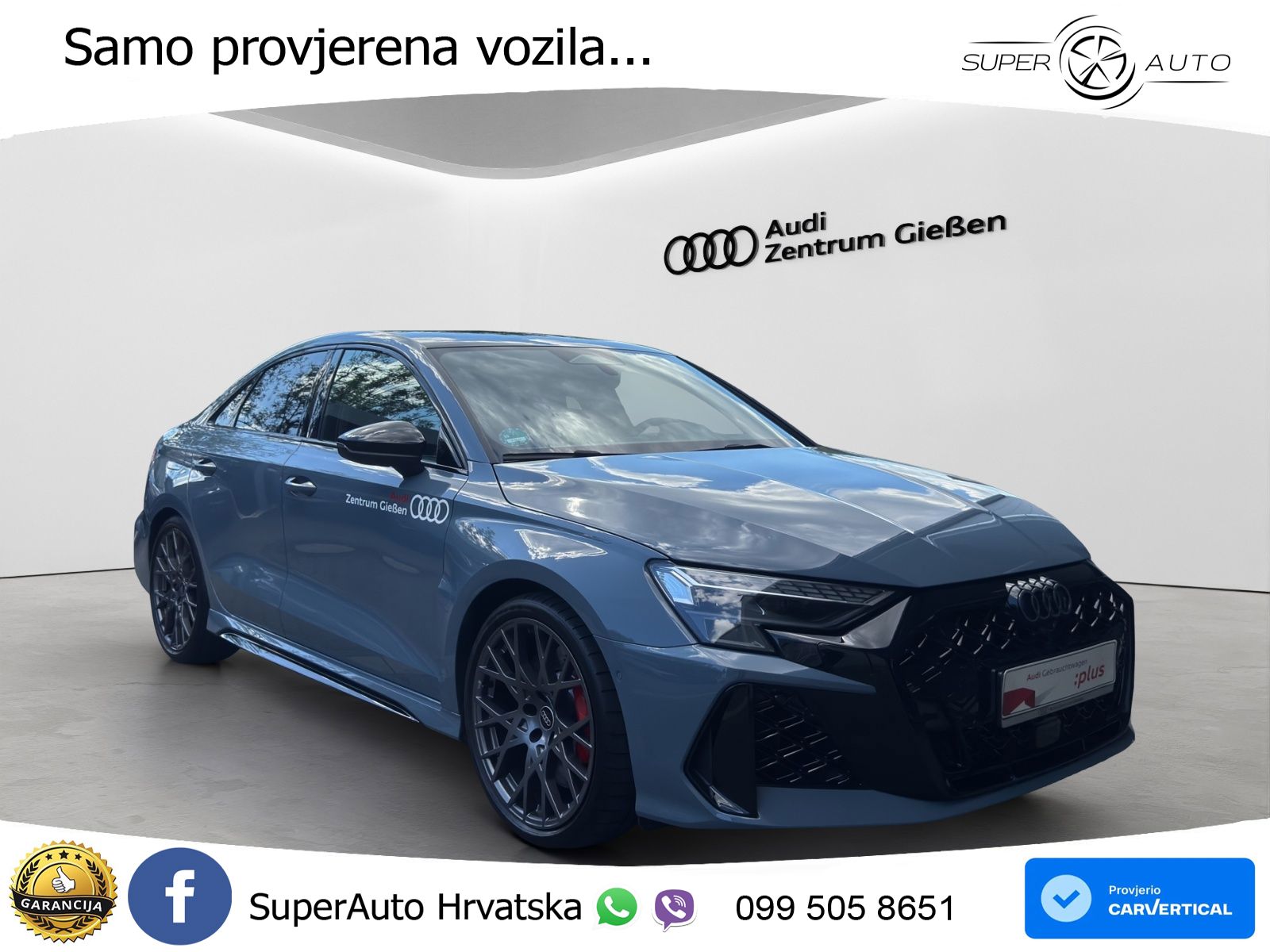 Audi RS3 Sedan 2.5 TFSI (400 KS) quattro S tronic LED+GR SJED+ACC