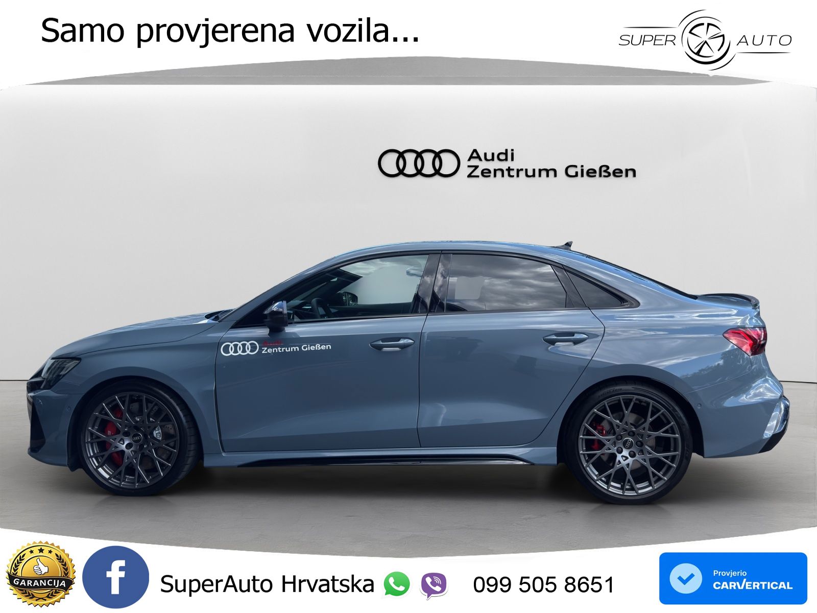 Audi RS3 Sedan 2.5 TFSI (400 KS) quattro S tronic LED+GR SJED+ACC