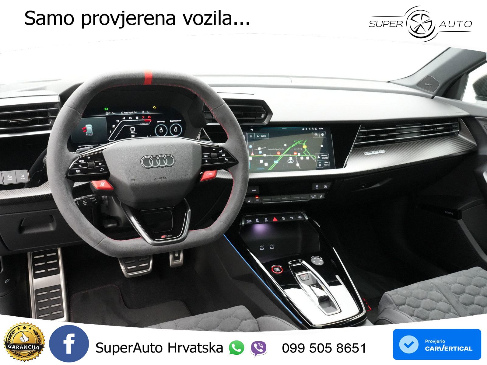 Audi RS3 Sportback 2.5 TFSI (400 KS) quattro S tronic LED+GR SJED+ACC