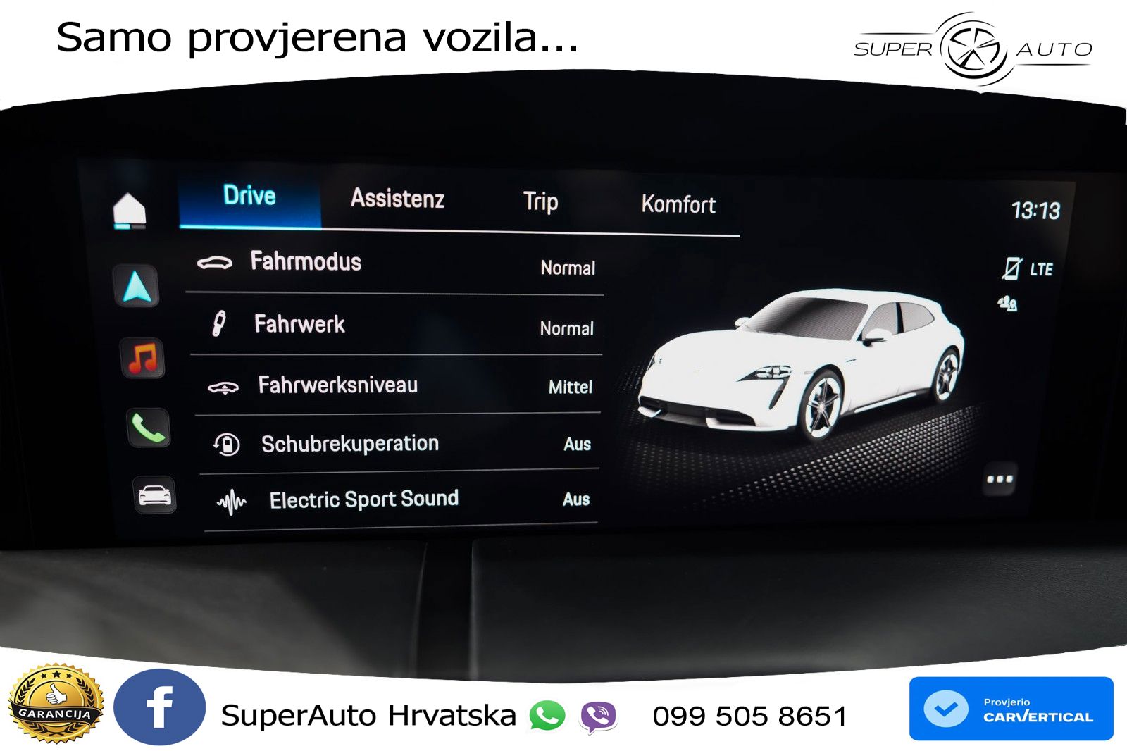 Porsche Taycan Sport Turismo GTS Performance Plus 93.4 kWh (598 KS)