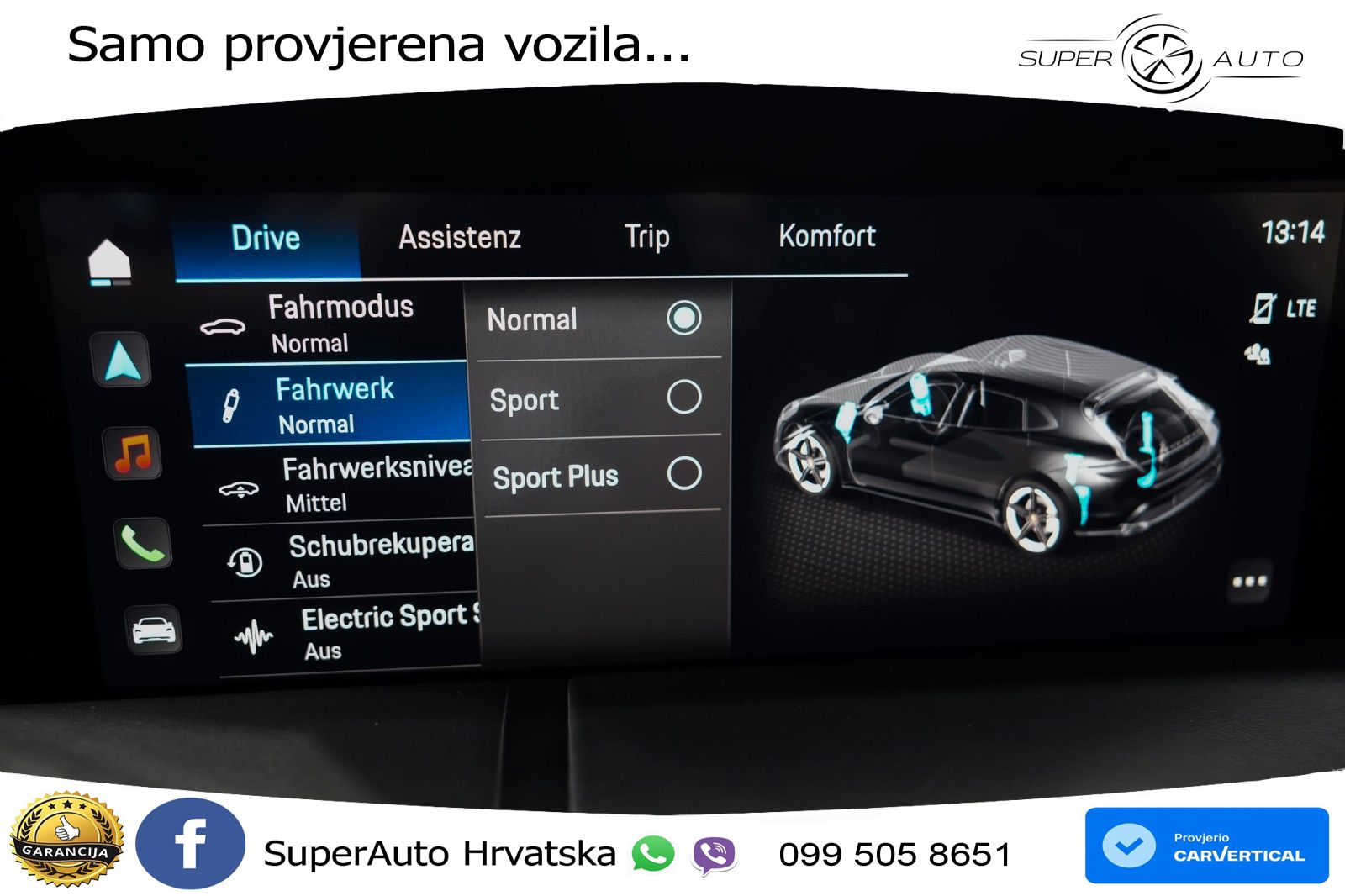 Porsche Taycan Sport Turismo GTS Performance Plus 93.4 kWh (598 KS)