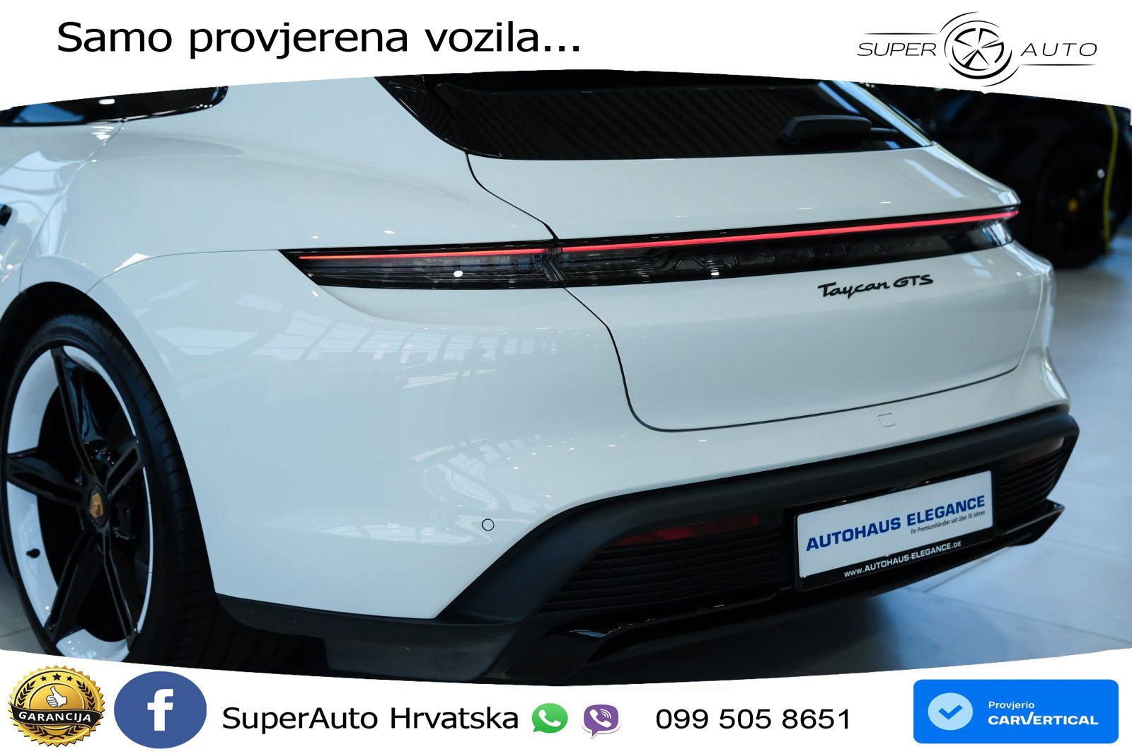 Porsche Taycan Sport Turismo GTS Performance Plus 93.4 kWh (598 KS)