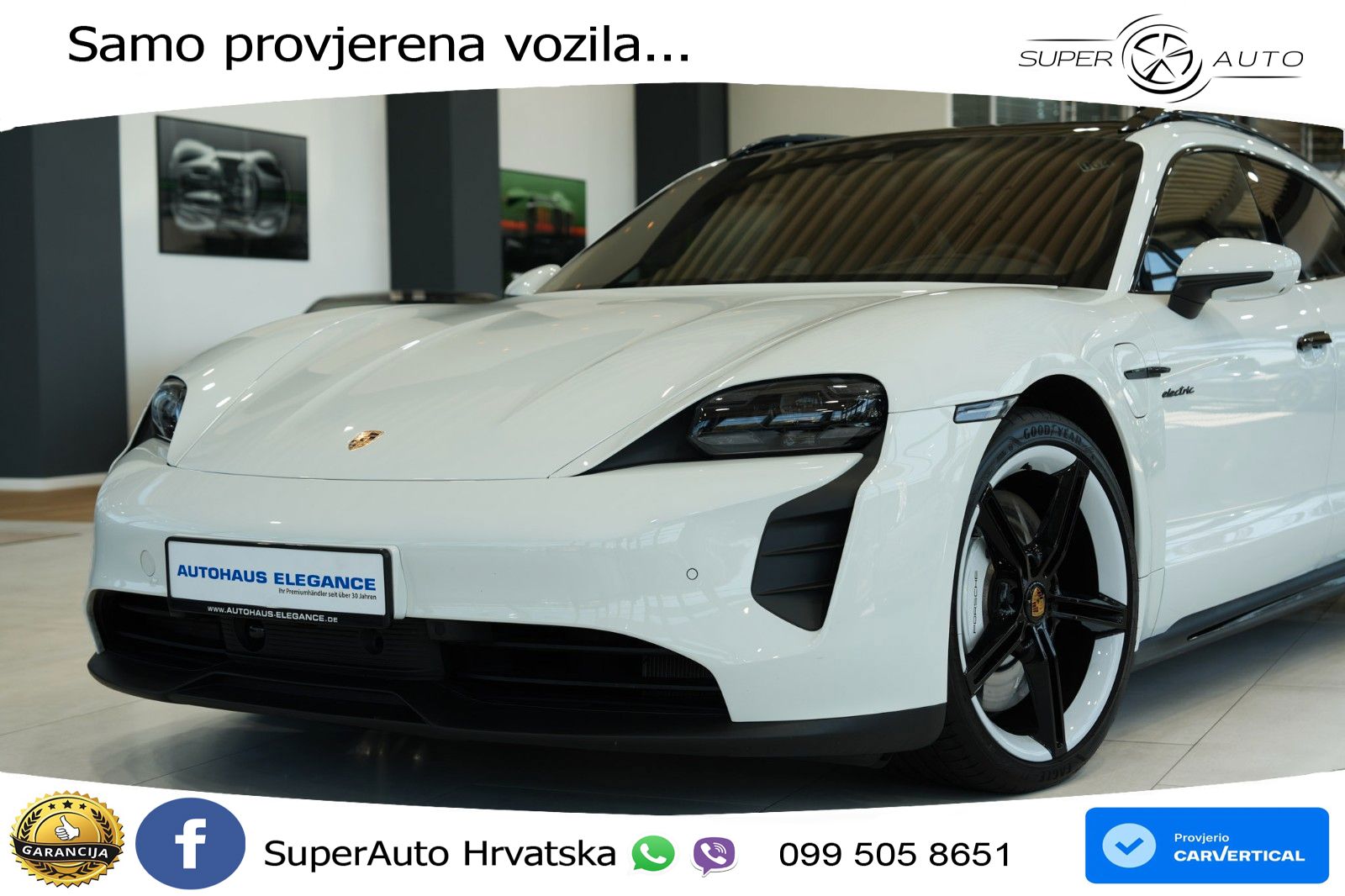 Porsche Taycan Sport Turismo GTS Performance Plus 93.4 kWh (598 KS)