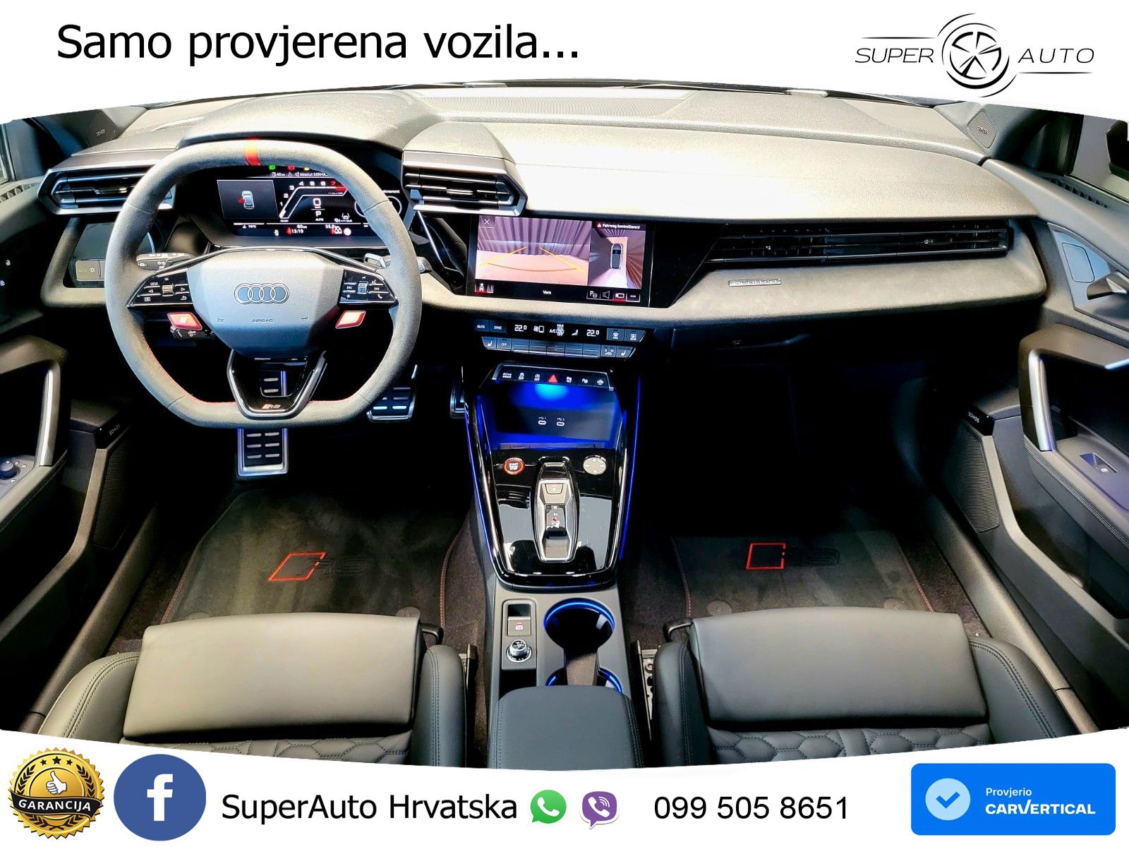 Audi RS3 Sedan 2.5 TFSI (400 KS) quattro S tronic LED+GR SJED+ACC