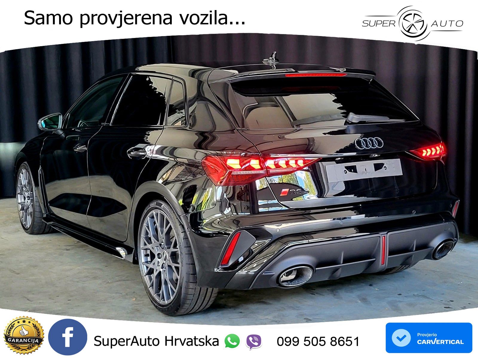 Audi RS3 Sedan 2.5 TFSI (400 KS) quattro S tronic LED+GR SJED+ACC