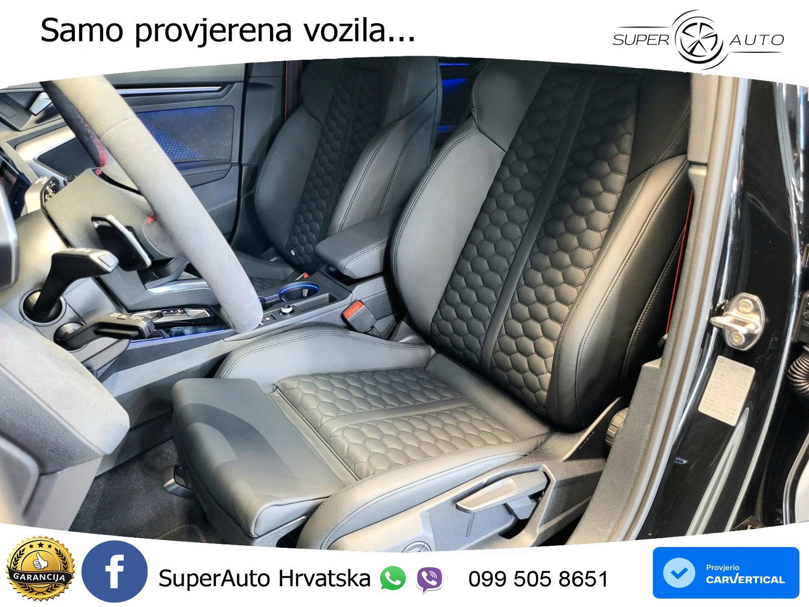 Audi RS3 Sedan 2.5 TFSI (400 KS) quattro S tronic LED+GR SJED+ACC