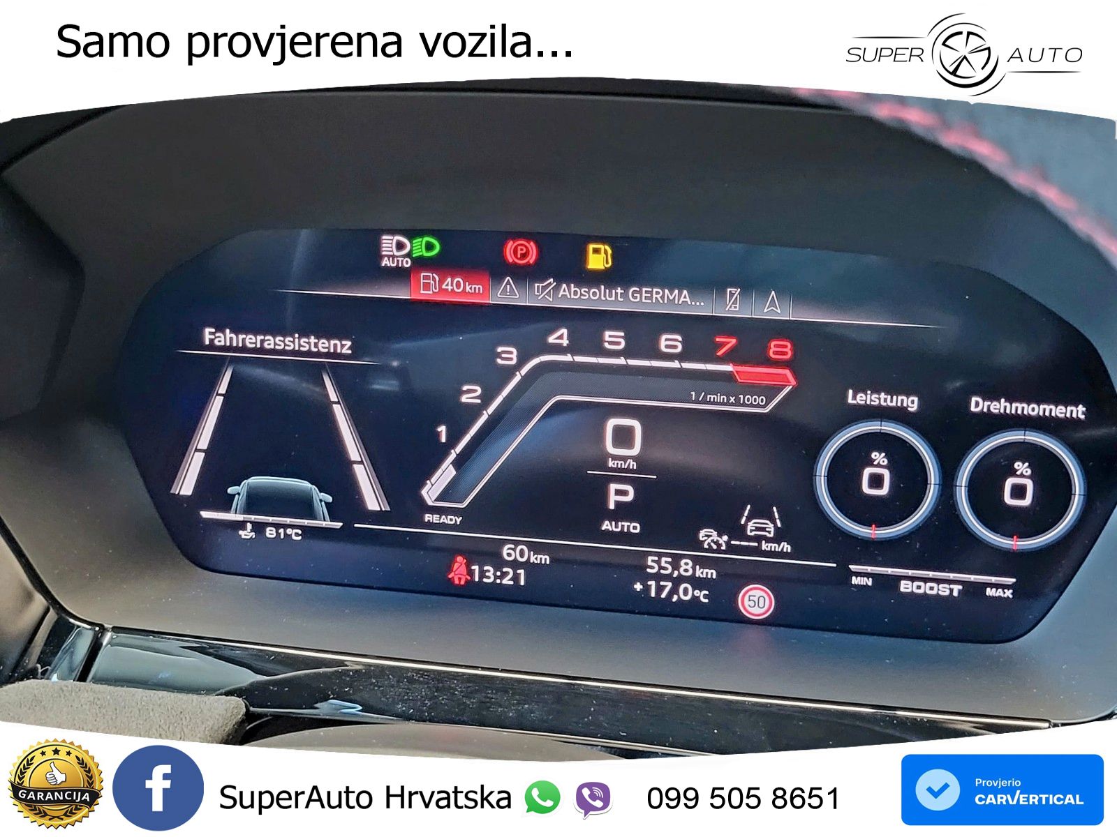 Audi RS3 Sedan 2.5 TFSI (400 KS) quattro S tronic LED+GR SJED+ACC
