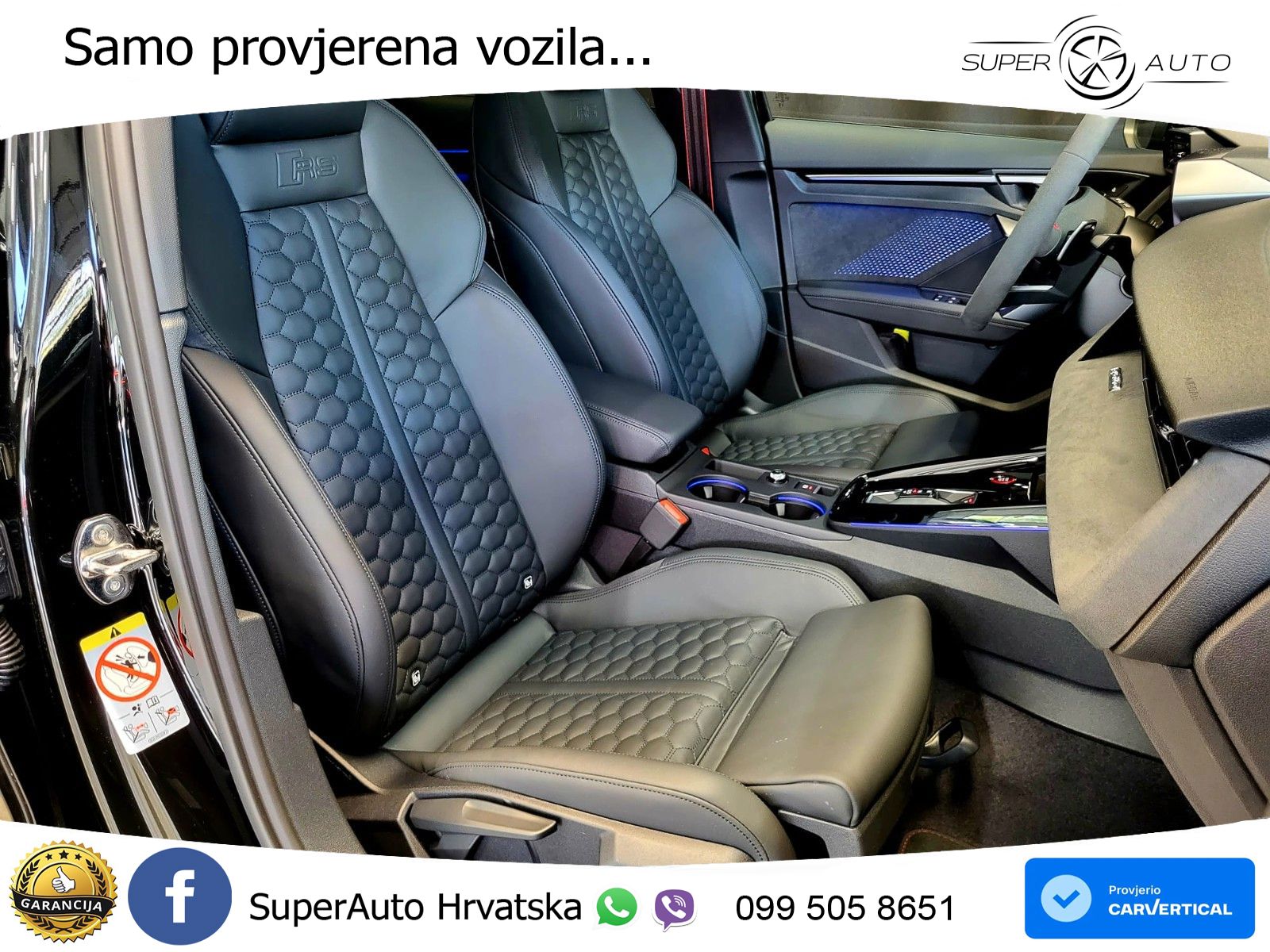 Audi RS3 Sedan 2.5 TFSI (400 KS) quattro S tronic LED+GR SJED+ACC