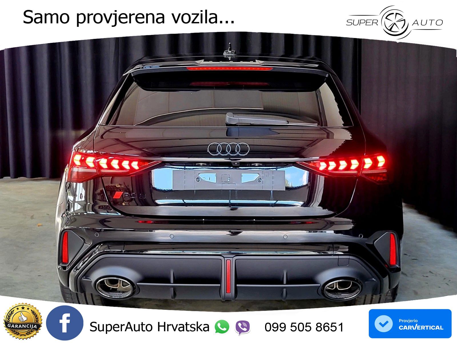 Audi RS3 Sedan 2.5 TFSI (400 KS) quattro S tronic LED+GR SJED+ACC