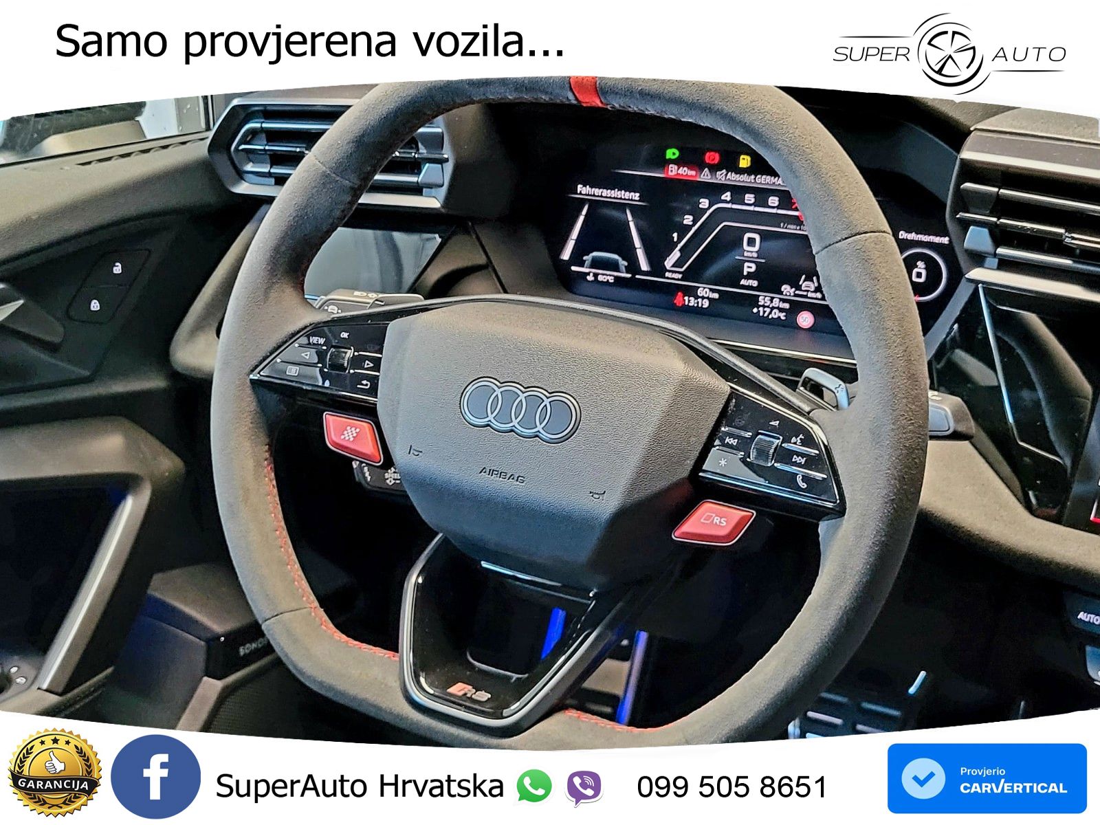 Audi RS3 Sedan 2.5 TFSI (400 KS) quattro S tronic LED+GR SJED+ACC