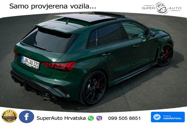 Audi RS3 Sedan 2.5 TFSI (400 KS) quattro S tronic LED+GR SJED+ACC