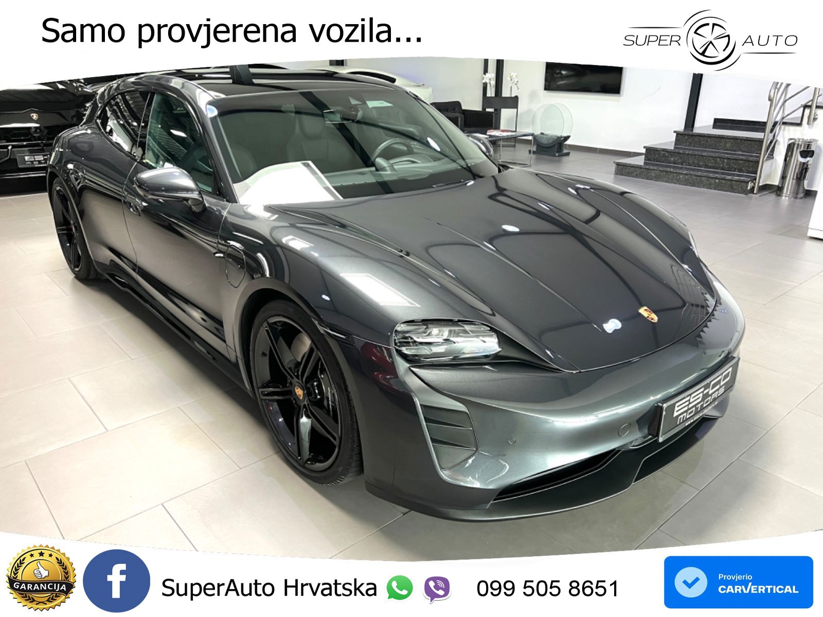Porsche Taycan Sport Turismo GTS Performance Plus 93.4 kWh (598 KS)